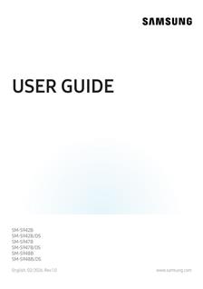 Samsung Galaxy S26 manual. Tablet Instructions.